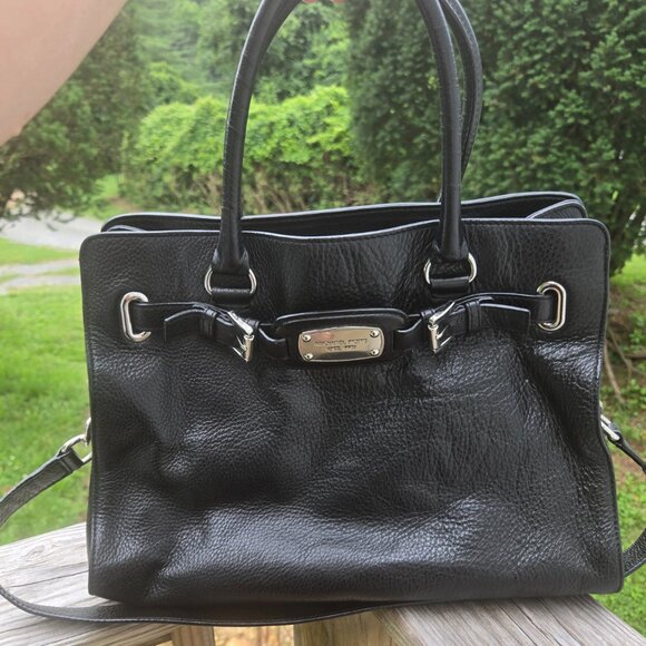 Michael Kors Leather Satchel with Shoulder Strap - Picture 12 of 12